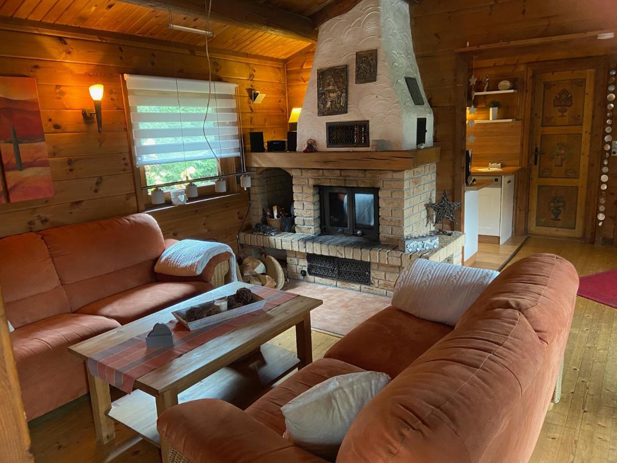 Villa Blockhaus Ferienzauber Bromskirchen Esterno foto
